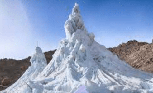 Ladakh's Ice Stupas: Innovative Solution to Water Scarcity
