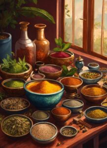 wholesale price trends of spices like coriander, turmeric, and cumin in India for February.