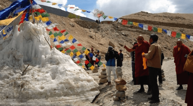 Ladakh's Ice Stupas: Innovative Solution to Water Scarcity