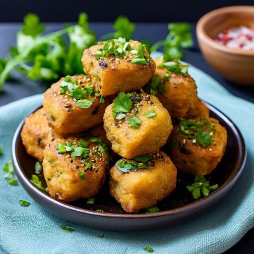 Celebrate This Holi with these delightful Healthy vegan recipes-Vegan Almond Thandai and Crispy Coriander Bites