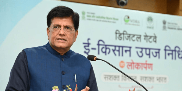 The Launch Of "e-Kisan Upaj Nidhi" By Piyush Goyal - WDRA Warehouses